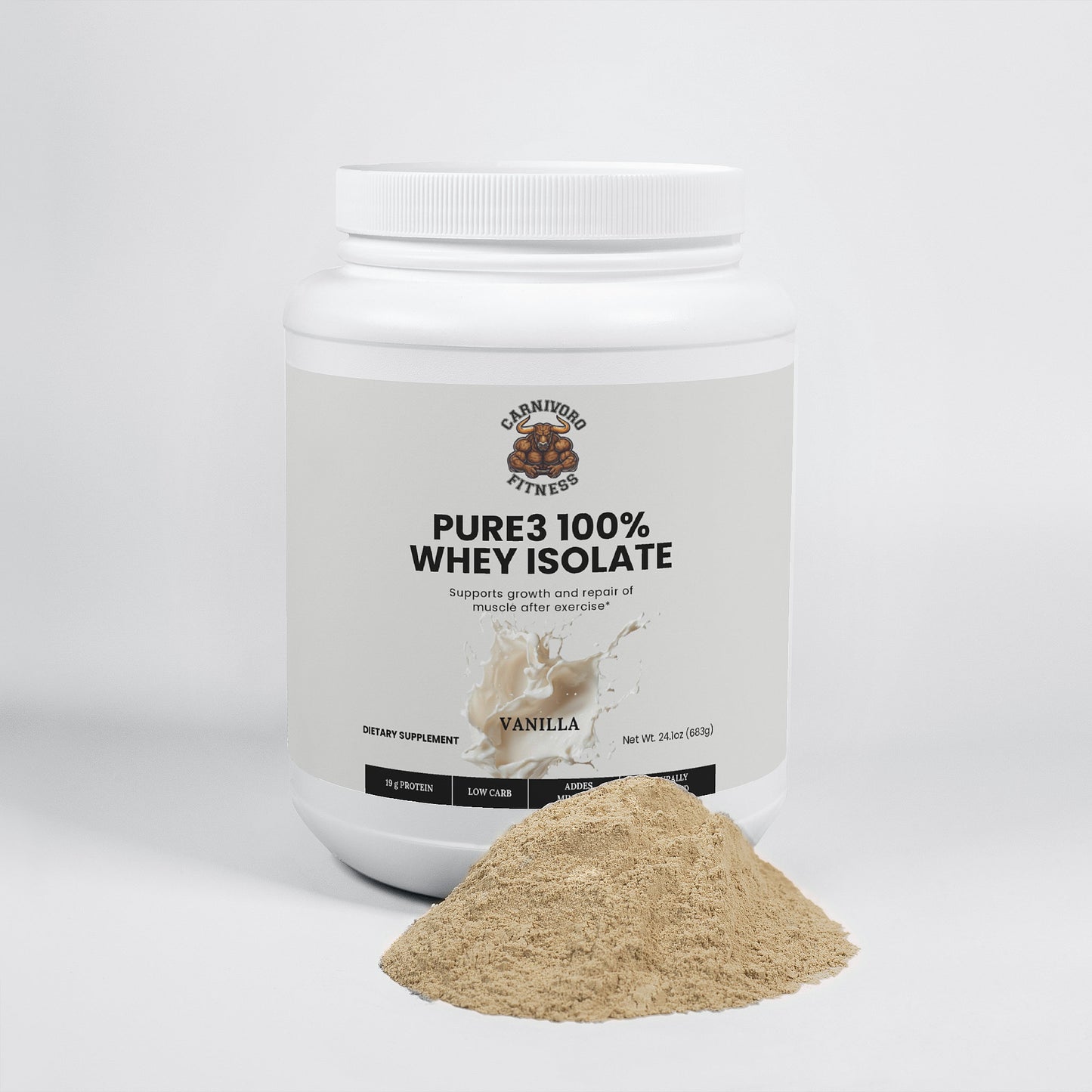 Pure3 100% Whey Protein Isolate (Vanilla)