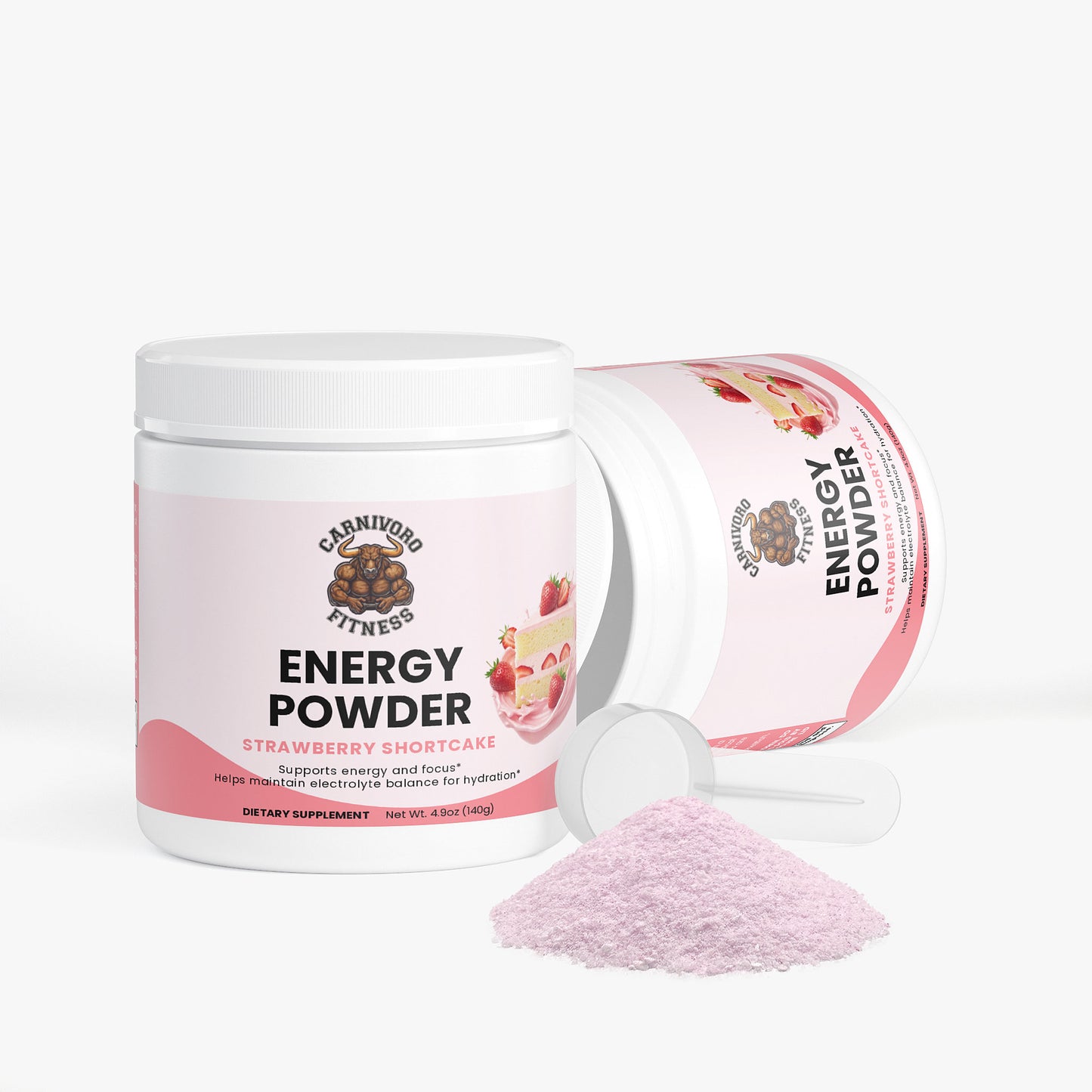 Energy Powder (Strawberry Shortcake)