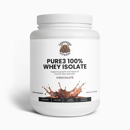 Pure3 100% Whey Protein Isolate (Chocolate)
