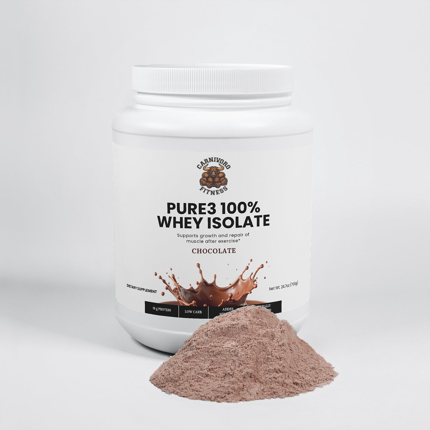 Pure3 100% Whey Protein Isolate (Chocolate)