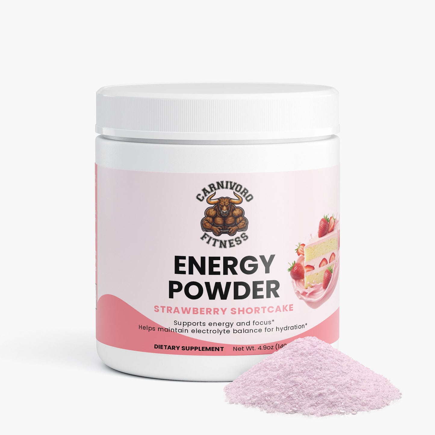 Energy Powder (Strawberry Shortcake)