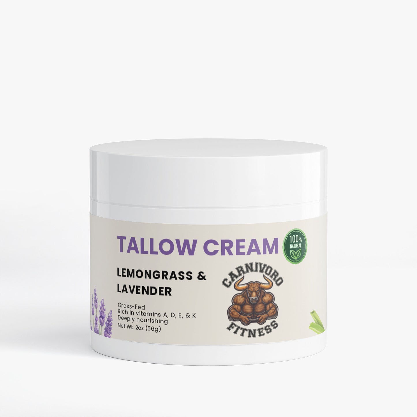 Tallow Cream Lemongrass & Lavender