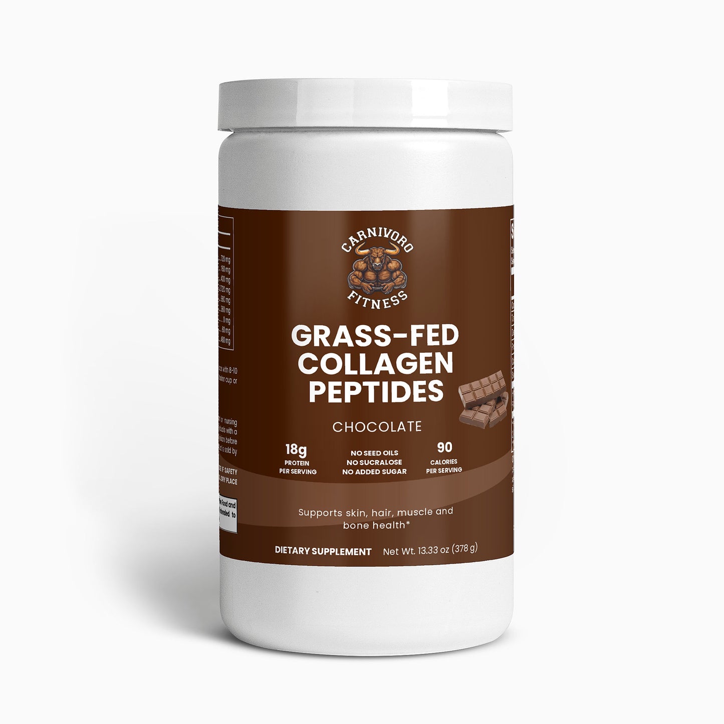 Grass-Fed Collagen Peptides Powder (Chocolate)